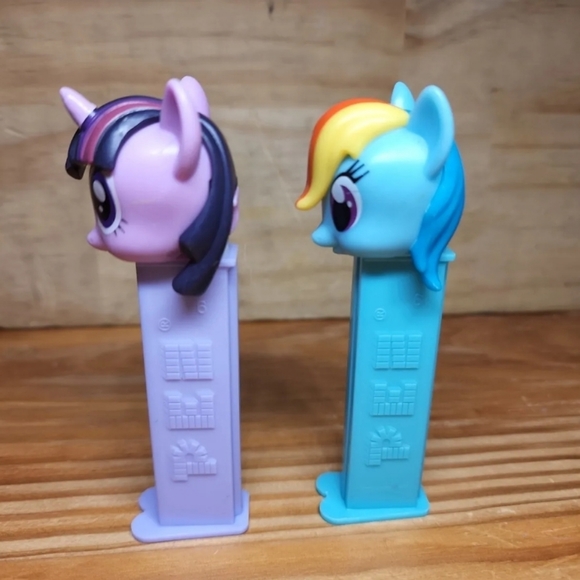 PEZ Dispenser Lot My Little Pony Rainbow Dash Twinkle Sparkle Pony PEZ - Picture 4 of 5